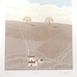 Frosty Devon Landscape. Serenity by Steve Manning