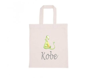 Personalised bag, personalised  library bag, Book Bag Personalised,  Personalized Children bag, book bag , gift for reader, Library bag