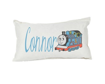 Train pillow | Etsy Long Flight Train Kids Pillow Cushion