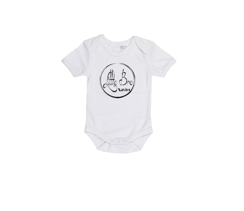 Baby Announcement Lil Bro Personalised Baby Onesie - Pregnancy Announcement Onesie Baby Shower Gift