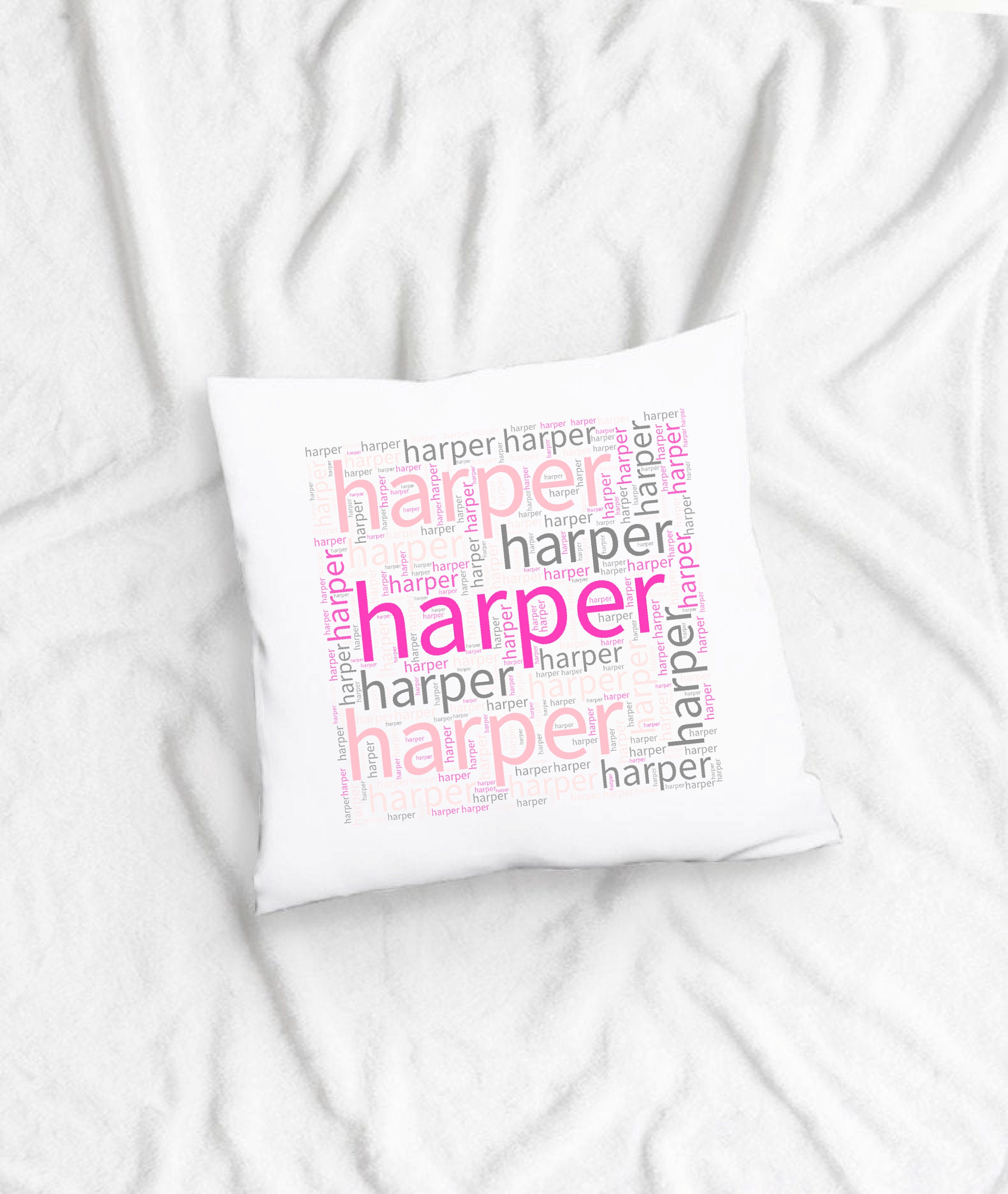 Custom Name pillow Square pillow Personalized pillow Etsy