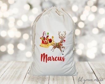 Personalised Santa Sack, Christmas Bag, Personalised Christmas Sack, Personalized Santa Bag, Christmas gifts, Custom Santa Sack, Personalize