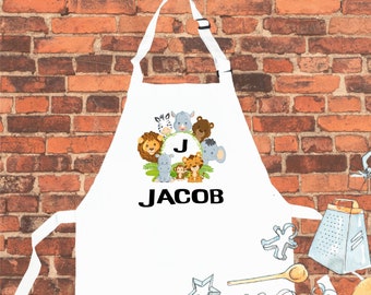 Personalised Apron, Personalized Kids Apron, Childrens Apron, Kids Baking Apron, Custom Kids Baking Apron, Kids Apron, Personalized apron