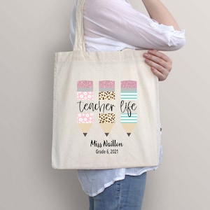personalized teacher bolsas