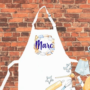 Personalised Apron, Personalized Apron, Childrens Apron, Chef Apron, Birthday Gift, Christmas Gift, Apron Custom, Aprons For Kids,