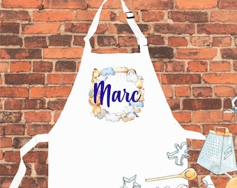 Personalised Apron, Personalized Apron, Childrens Apron, Chef Apron, Birthday Gift, Christmas Gift, Apron Custom, Aprons For Kids,