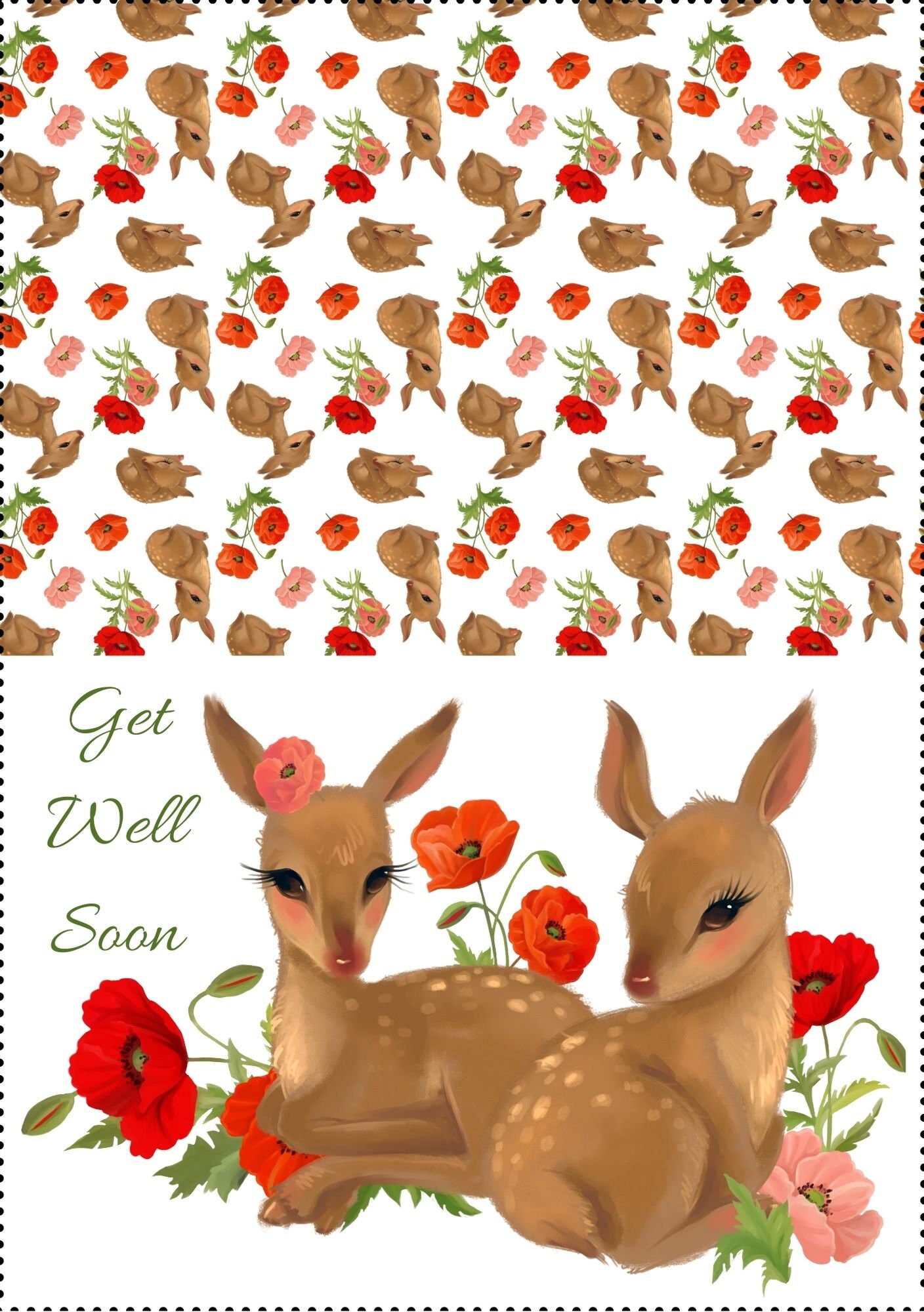 Printable Get Well Soon Card, Instant Download, Digital Card for Sick ...