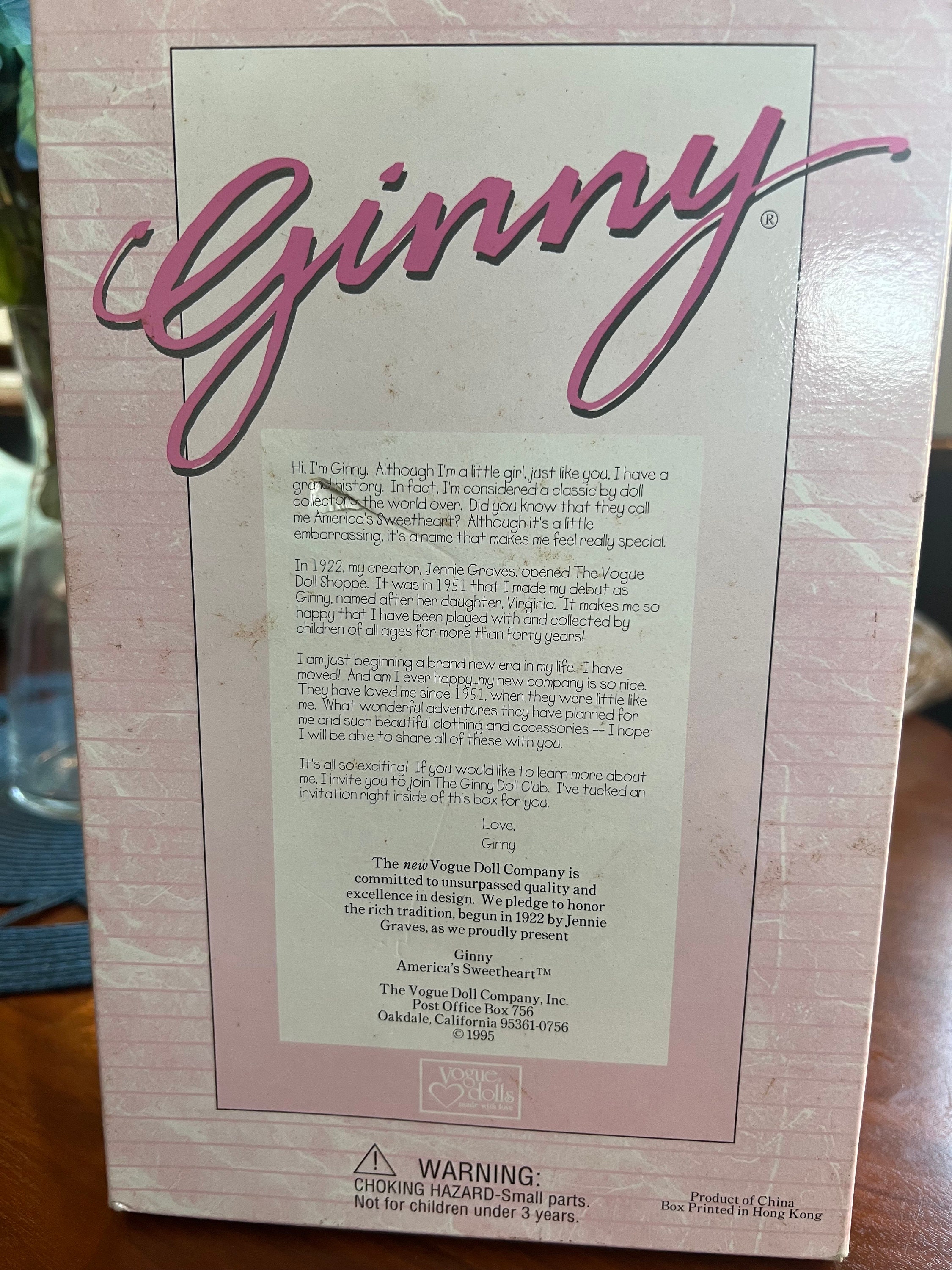 Vintage “ginny” Doll1995 Etsy