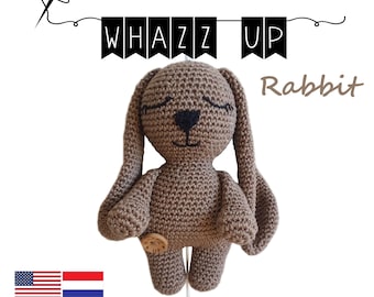 Crochet Pattern Plush | Amigurumi Toys | musicbox | Rabbit (PDF) US/ Dutch | Crochet Pattern Music Box | Cuddle Rabbit