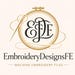 EmbroideryDesignsFE store logo