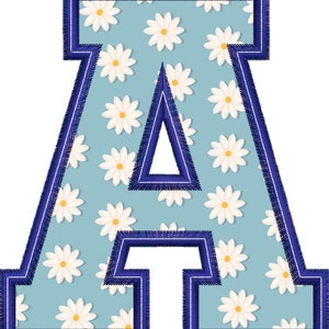 Alphabet Applique Design - Machine Embroidery Design File - 11 sizes image 3