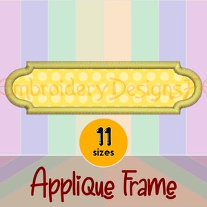 Frame Applique Designs / Machine Embroidery Design File / Shape Applique / Border Applique Design / Frame Embroidery Design