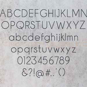 Thin Satin Embroidery Font Design - 10 sizes - Machine Embroidery Design