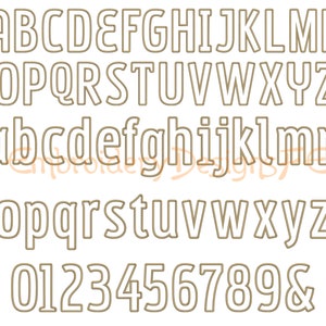 Applique Alphabet, Capital & Lowercase Letters, Embroidery Font ...