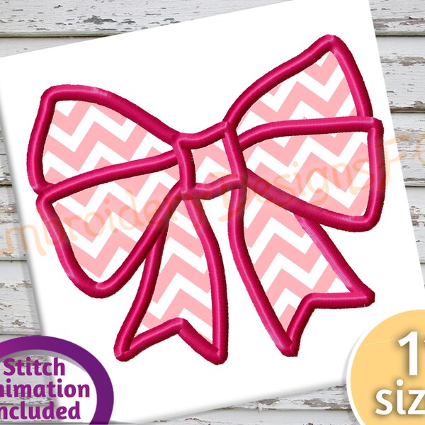 Bow Applique Etsy