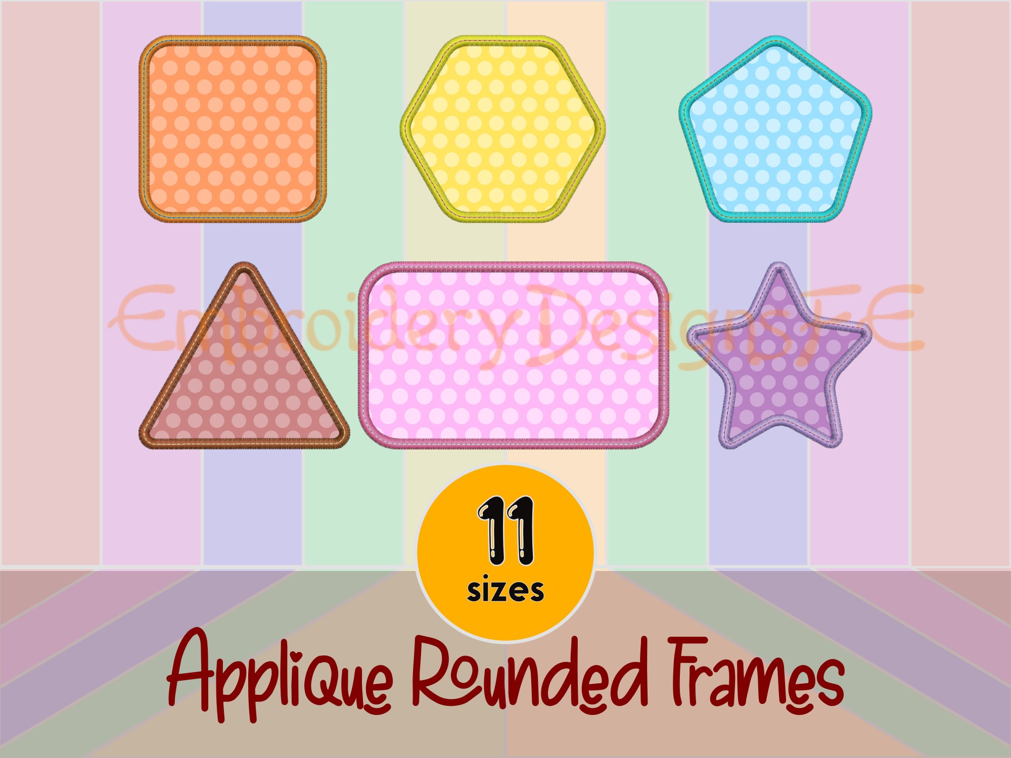 Serenade Flower Shape Charm Pack 5\, image size:2000x1500