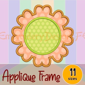 Frame Applique Designs / Machine Embroidery Design File / Shape Applique / Border Applique Design / Frame Embroidery Design
