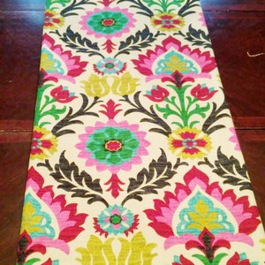Table Runner, Table Linen, Bed Runner, Cotton Runner, Modern Floral Runner, Buffet Runner, Dresser Scarf, Dining/Kitchen/Serveware