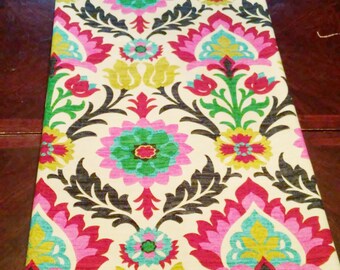 Table Runner, Table Linen, Bed Runner, Cotton Runner, Modern Floral Runner, Buffet Runner, Dresser Scarf, Dining/Kitchen/Serveware
