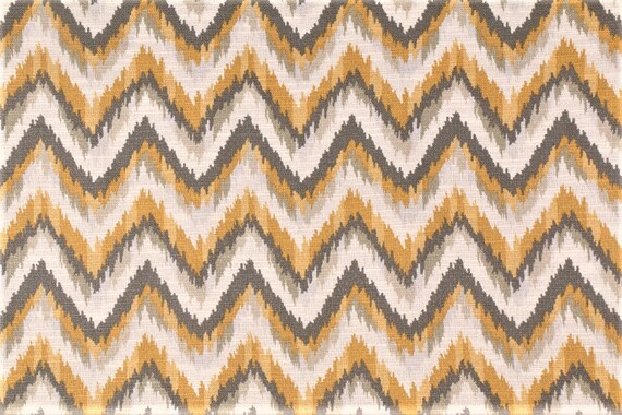 Upholstery Fabric Drapery Fabric Ikat Chevron Fabric Etsy