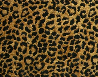 Fabric Sample-Upholstery Fabric, Heavy Weight Upholstery Fabric, Animal/Leopard Fabric, Chenille Fabric, Home Decor Fabric