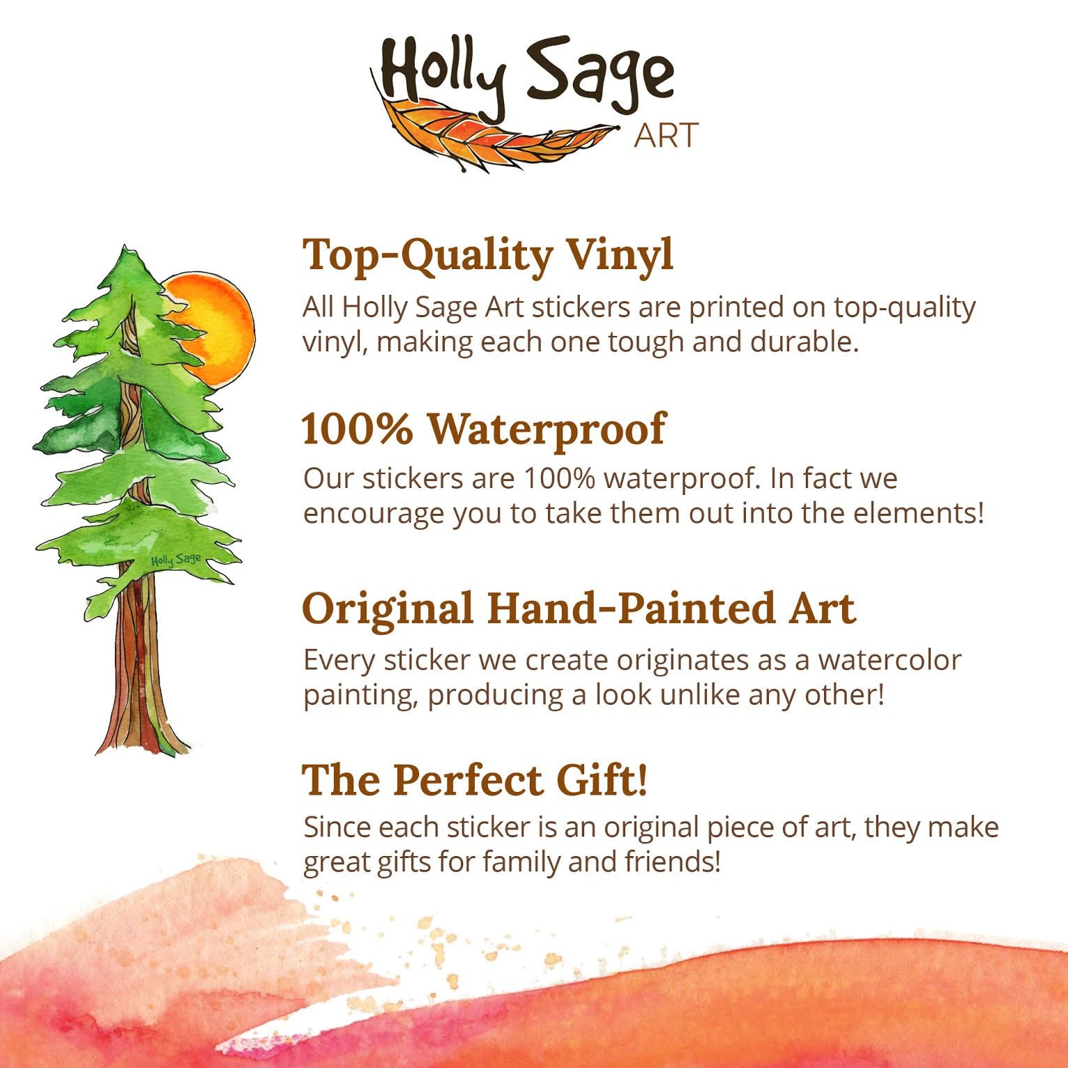 Redwood Tree Vinyl Sticker Laptop Sticker Waterproof Etsy