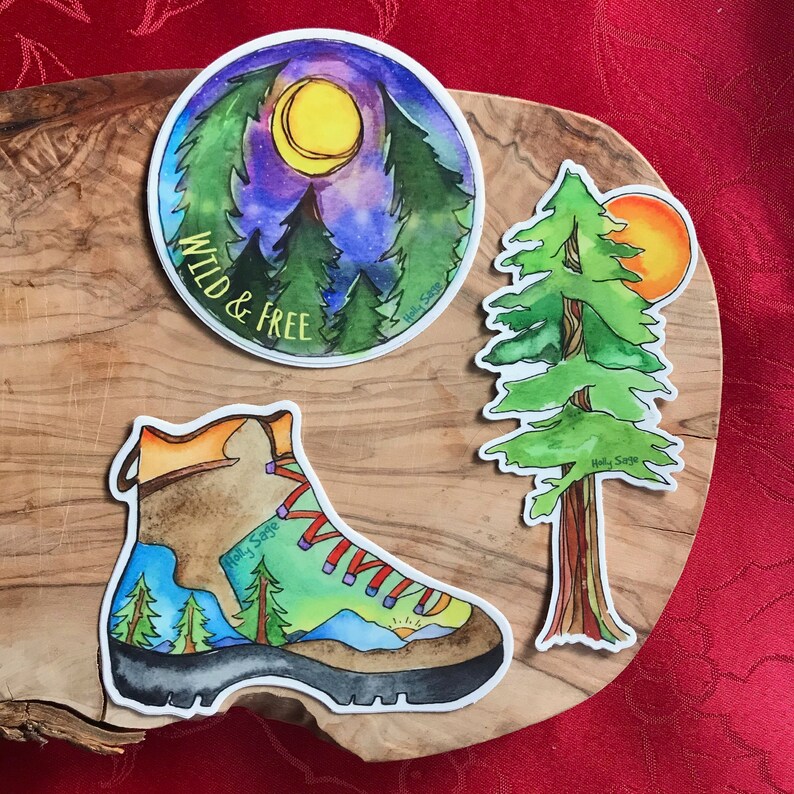 Sticker Set Vinyl Sticker Waterproof Stickers Waterproof Etsy