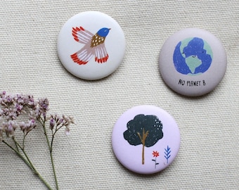 Button Set Save the planet