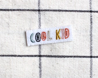 Cool kid / Patch zum Aufbügeln