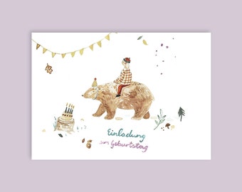 Invito di compleanno | cartolina