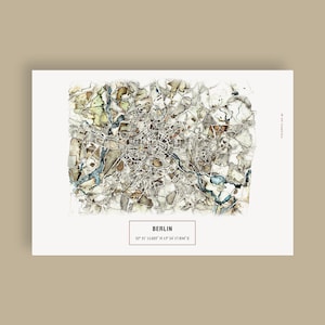Berlin map | Artprint
