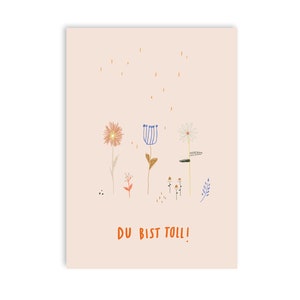 Du bist toll | Postkarte