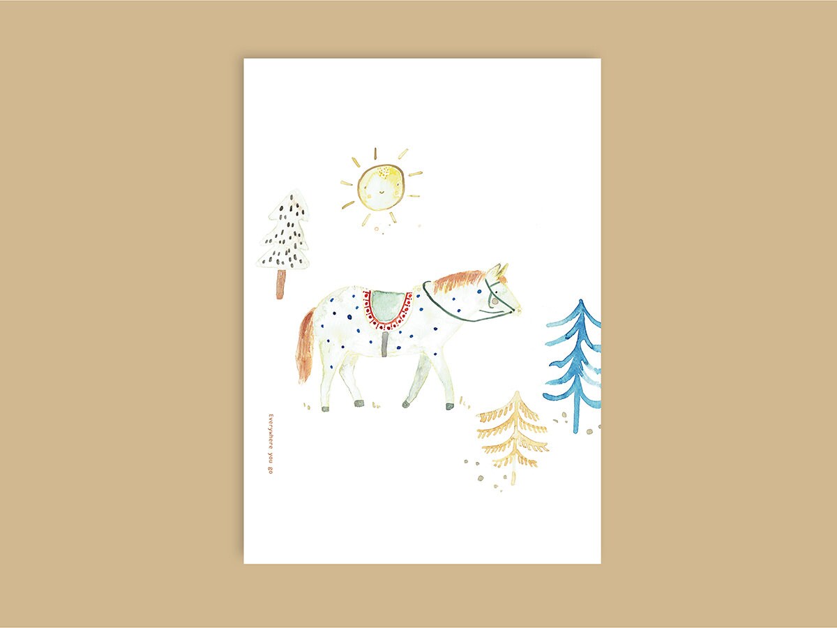 Horse | A3 print