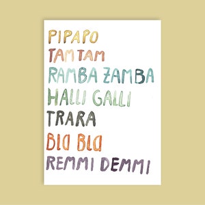 Ramba Zamba | Postkarte