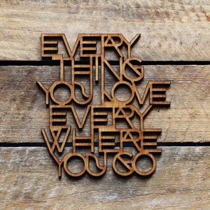 Everything you love Typo, wood oak image 3