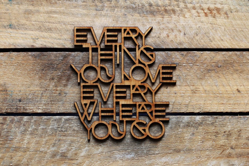 Everything you love Typo, wood oak image 3