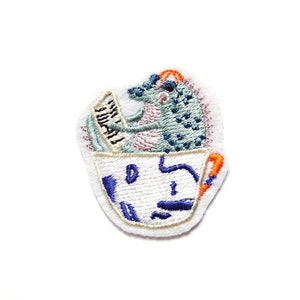 Krokodillenbeker / opstrijkpatch