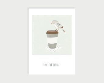 Time for coffee | Postcard