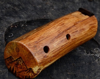 Ocarina de madera en Re n.° 444 Hz, ocarina, sonido curativo