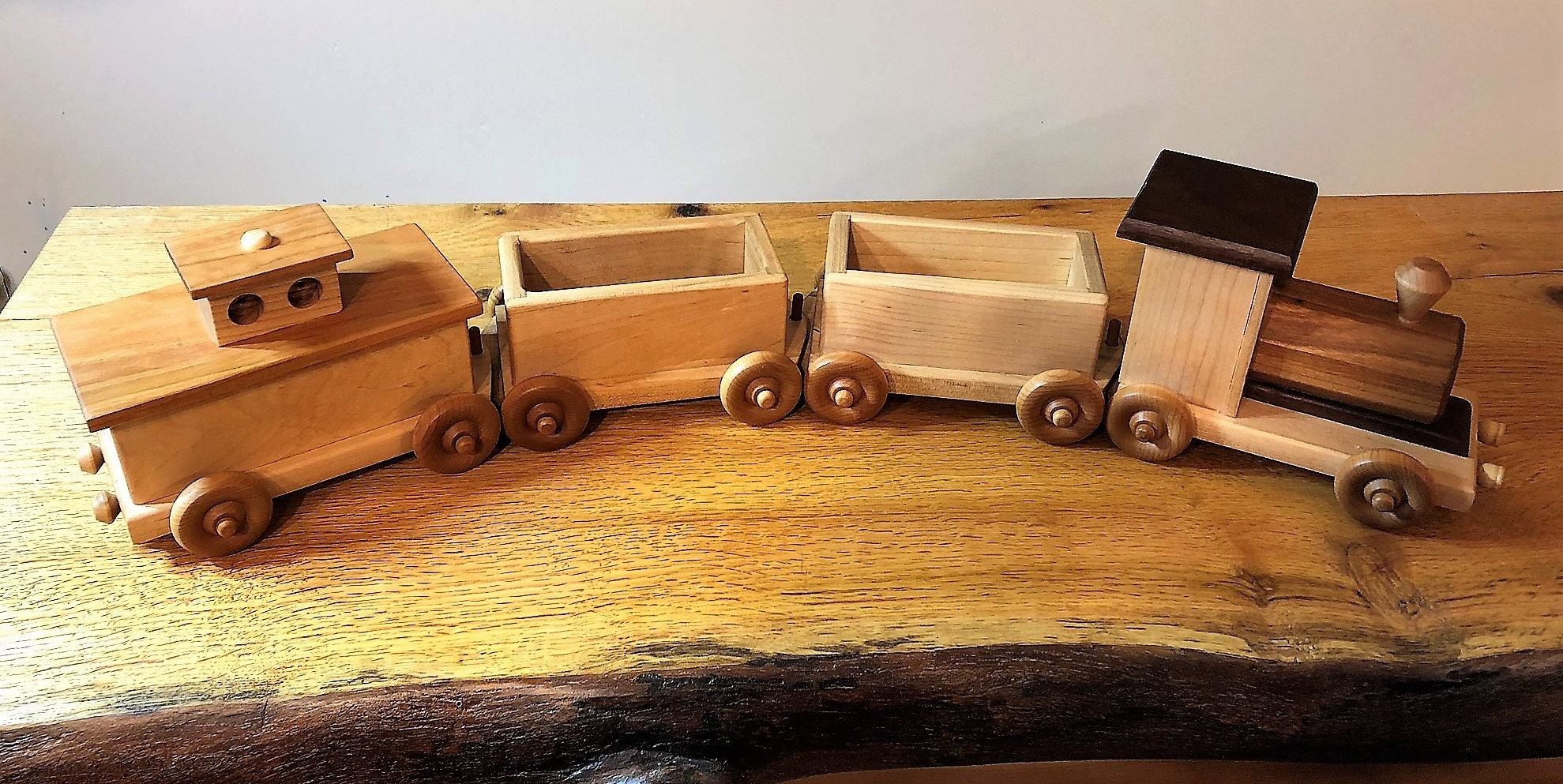 smyths wooden train