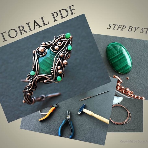 Wire Wrap Bracelet Tutorial Tutorial for Wire Jewelry Wire Etsy