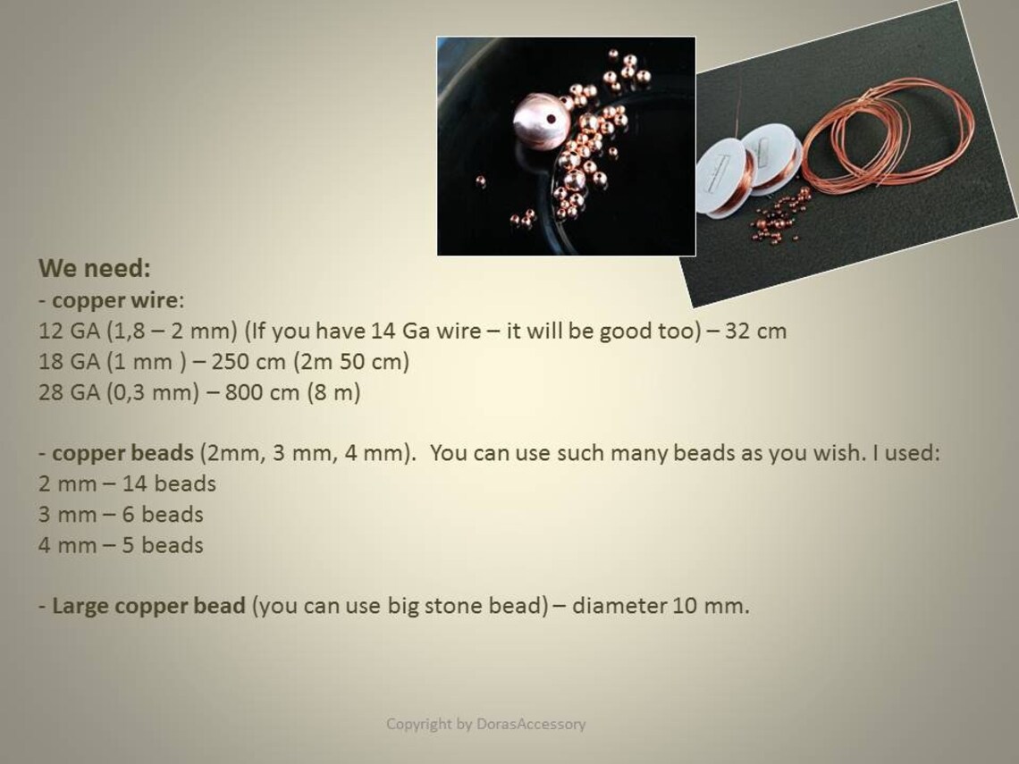 Wire Wrap Tutorial. 2 Wire Wrapped Lesson Wire Bracelet Etsy