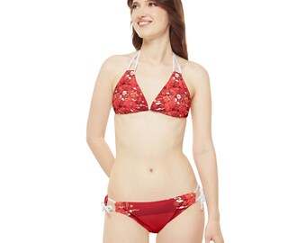 Ensemble bikini à lanières (AOP)