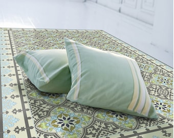 Vinyl Floor Mat – Decorative PVC Rug, Anti-Slip Runner, “Victoria” by TIVA DESIGN