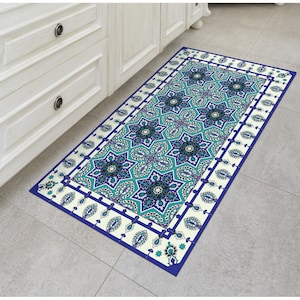 Vinyl Floor Mat, Rug, Runner Tile Flooring. Eastern Star by  TIVA DESIGN