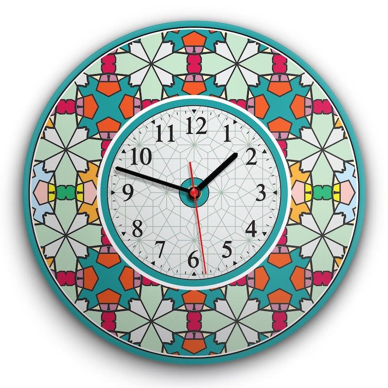Memphis Design Clock - Etsy UK