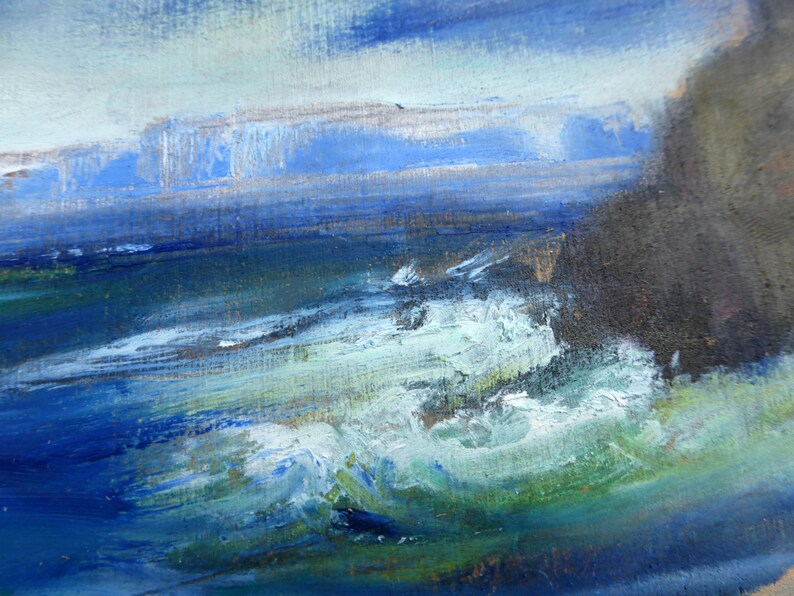 Väggkonst på canvas, Isle of Iona Seascape Giclee-tryck, Staffa, Treshnish Isles från North End of Iona, Skottland EtsyUK bild 4