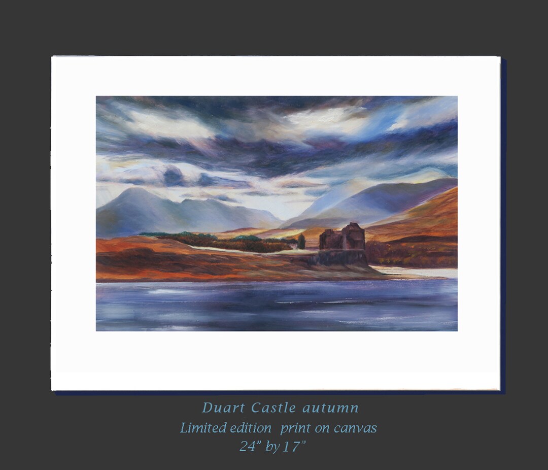 Duart Castle Print, Scottish Landscape Wall Art, Limited Edition Art