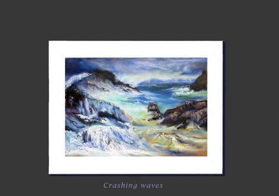 Canvas Wall Art, Isle of Iona Seascape Giclee Print, Staffa, Treshnish Isles from North End of Iona, Scotland EtsyUK