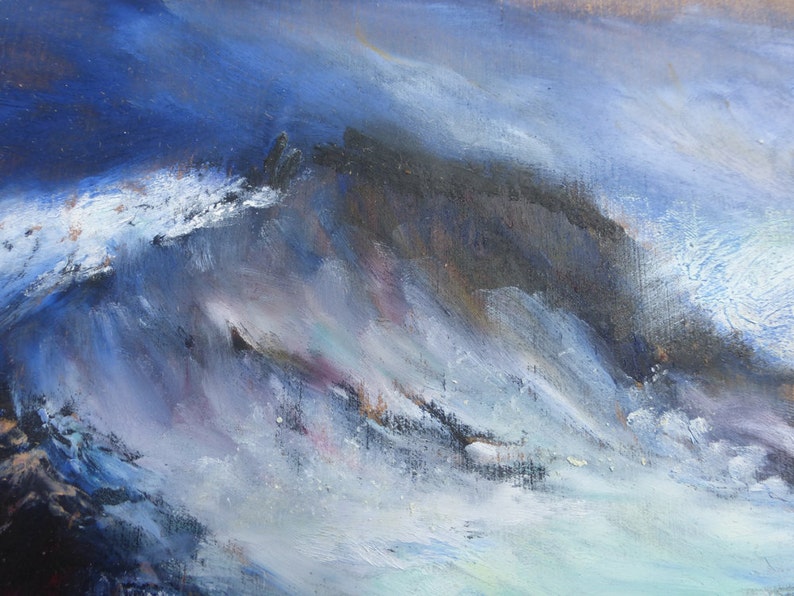 Väggkonst på canvas, Isle of Iona Seascape Giclee-tryck, Staffa, Treshnish Isles från North End of Iona, Skottland EtsyUK bild 5